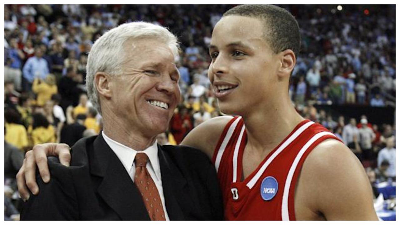 Golden State Warriors ace Stephen Curry is a top player on the NBA circuit but it wouldn't have been possible without the contribution of his coach, Bob McKillop. The star player said, 
